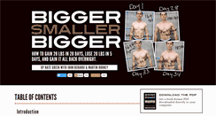 Desktop Screenshot of biggersmallerbigger.com